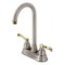 Kingston Brass KB8499FL Bar Faucet, Brushed Nickel/Polished Brass KB8499FL - alternate 1